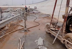 遂宁公路钻孔施工